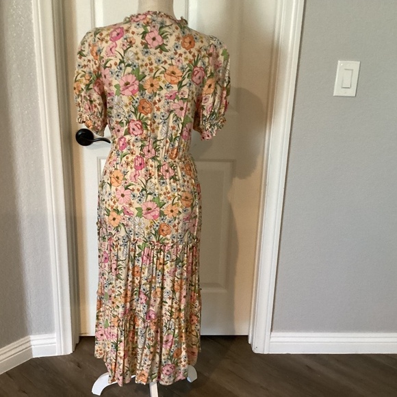 Who What Wear Floral Dress, Size XS, Color Multi Colored - Picture 2 of 3
